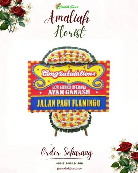 Sewa Papan Bunga Paslaten Satu
